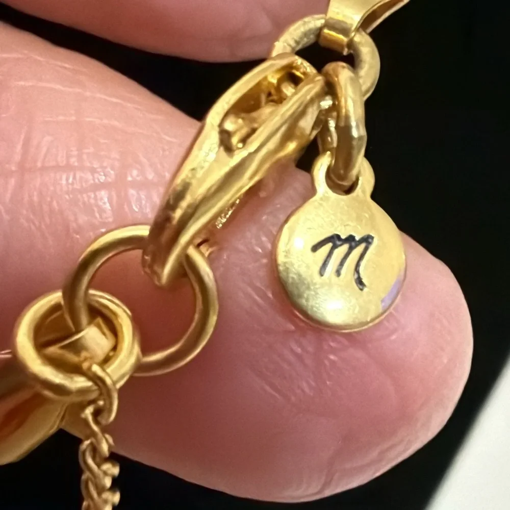 Madewell gold plated brass Herringbone necklace NEW - Picture 8 of 8